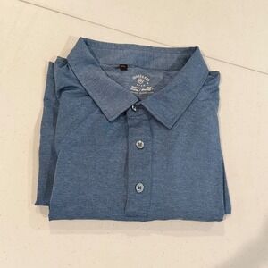 Golf Polo Mens 3XL Monterey Club Dry Swing Blue Moisture Wicking Siemens Logo